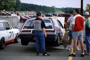 Joe Huttle's E Prepared Ford Fiesta and Fritz Wilke's CSP Honda Civic