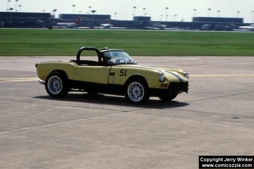 John Holman's rotary-powered Triumph Spitfire ran in SP