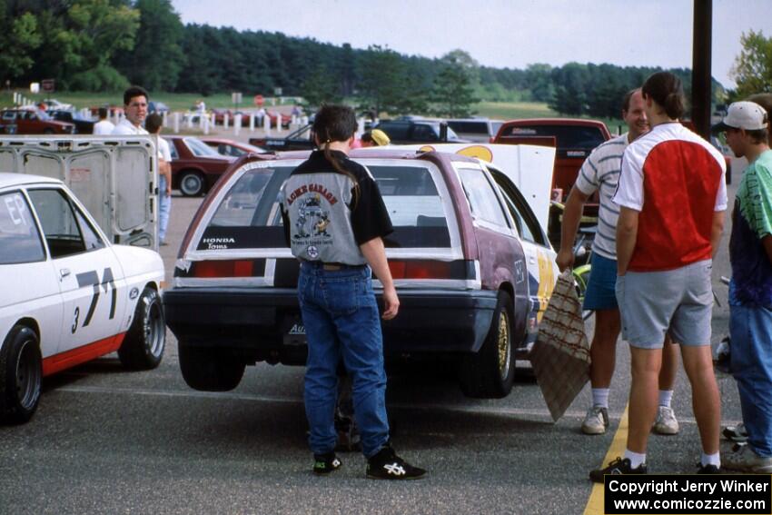 Joe Huttle's E Prepared Ford Fiesta and Fritz Wilke's CSP Honda Civic