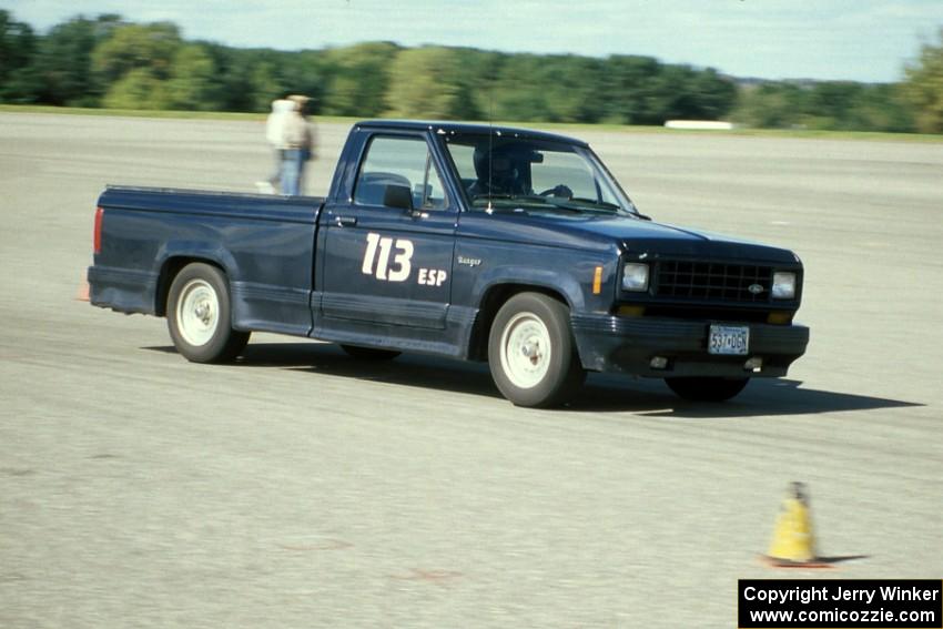 Ron Richardson in son Paul Richardson's ESP Ford Ranger GT