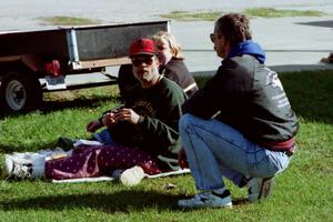 Juan Nazario, Becky Nazario and Brian Erickson during lunchtime