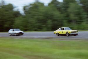 Greg Youngdahl's ITB Opel Manta and Mike Brown's ITA VW GTI