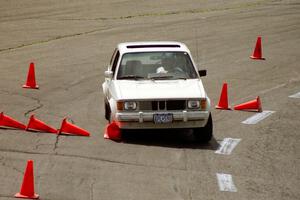 Tim Walterson's E Stock VW GTI folds a cone