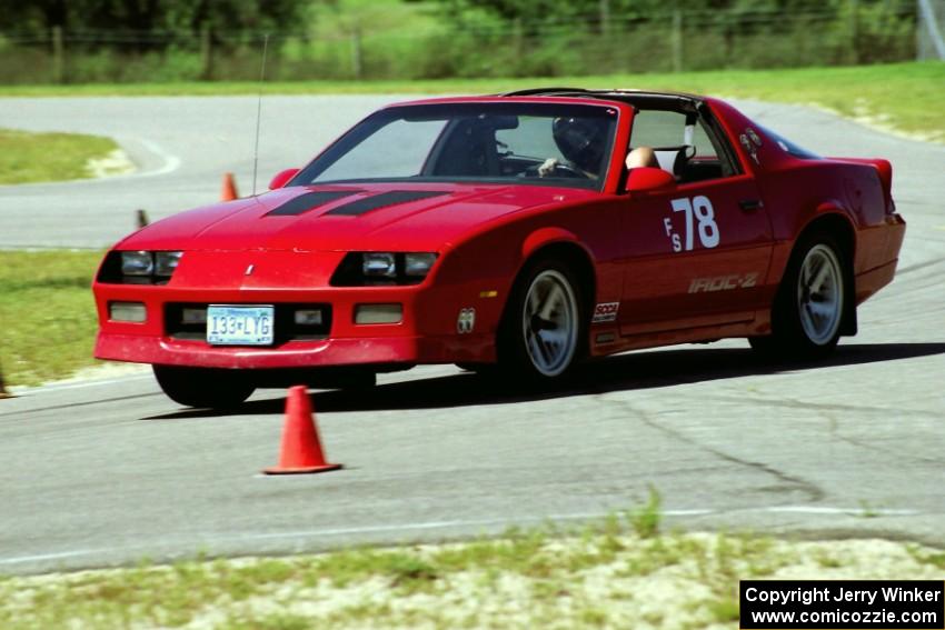 Dave Bahl's F Stock Chevy Camaro IROC-Z