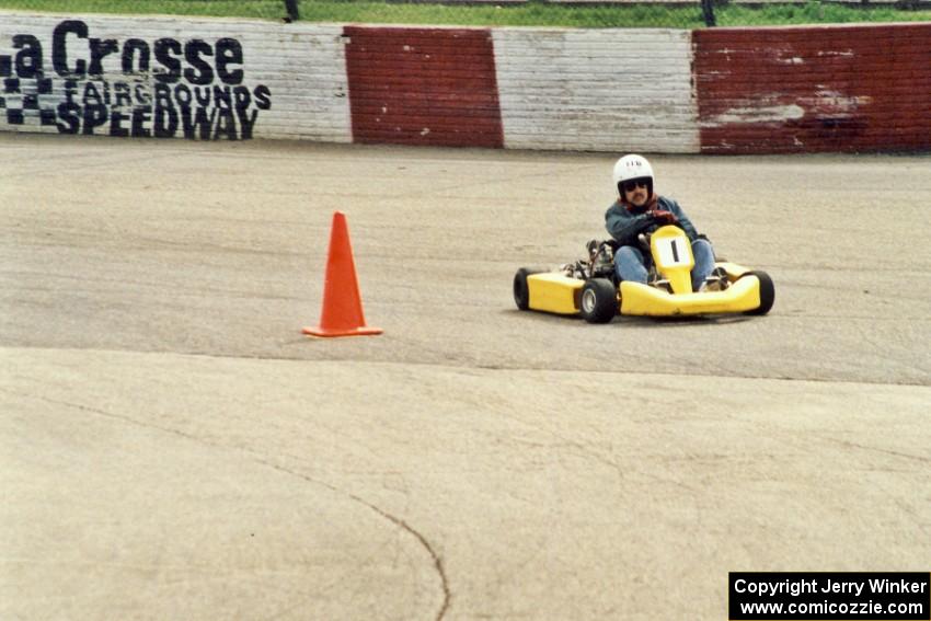 ??? in a Shifter Kart