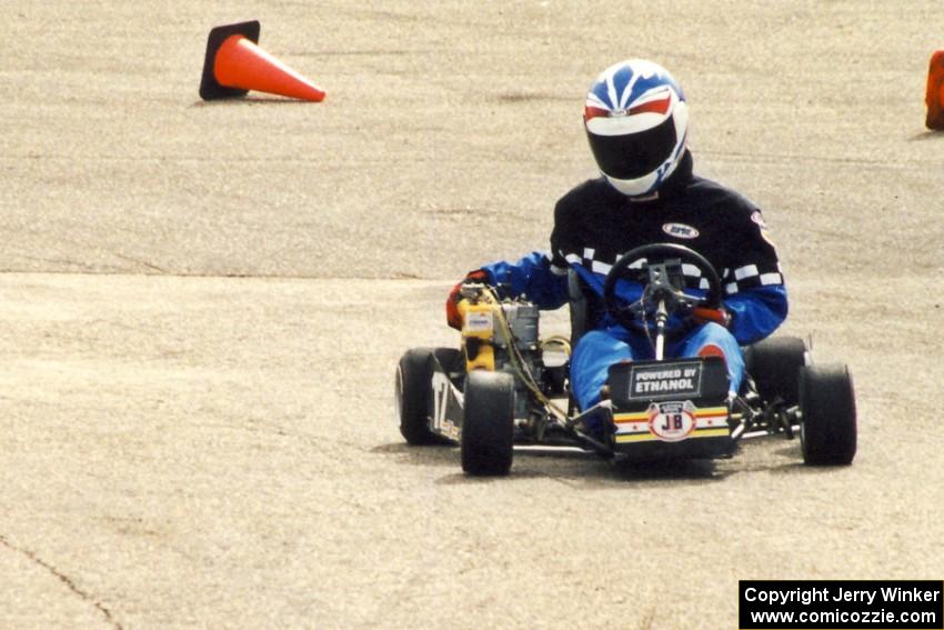 ??? in a Shifter Kart