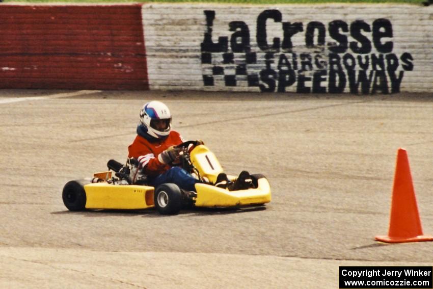 ??? in a Shifter Kart