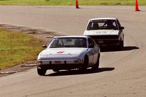 Rodney Olson's ITA Porsche 924 and Mark Strohm's ITB Toyota Corolla