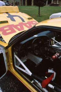 Interior of the Sam Bryan / Rob Walden SAAB 900 Turbo.