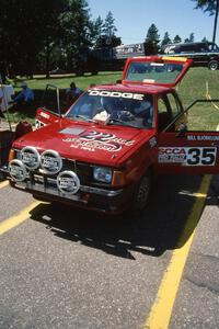 The Bill Bjorklund / Al Kintigh Dodge Omni at parc expose on day two.