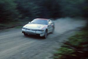 Steve Gingras / Bill Westrick rocket down Parkway Forest Road in their Mitsubishi Eclipse GSX.