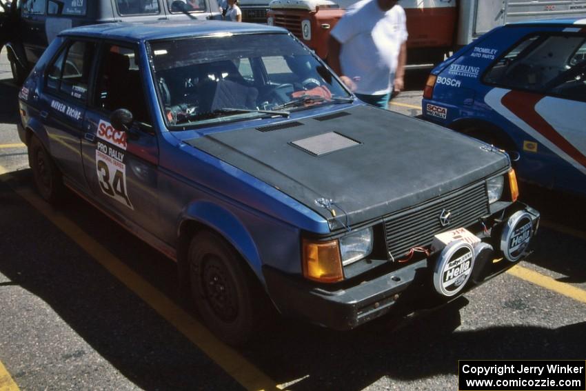 Mark Utecht / Paul Schwerin Dodge Omni GLH-Turbo at parc expose.