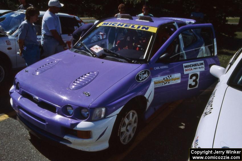 Carl Merrill / John Bellefleur Ford Escort Cosworth at parc expose.