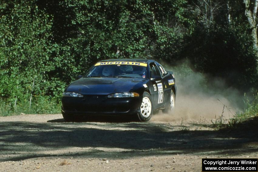 The Selcuk Karamanoglu / Yorgi Bittner Eagle Talon prepares for a fast right at the crossroads.