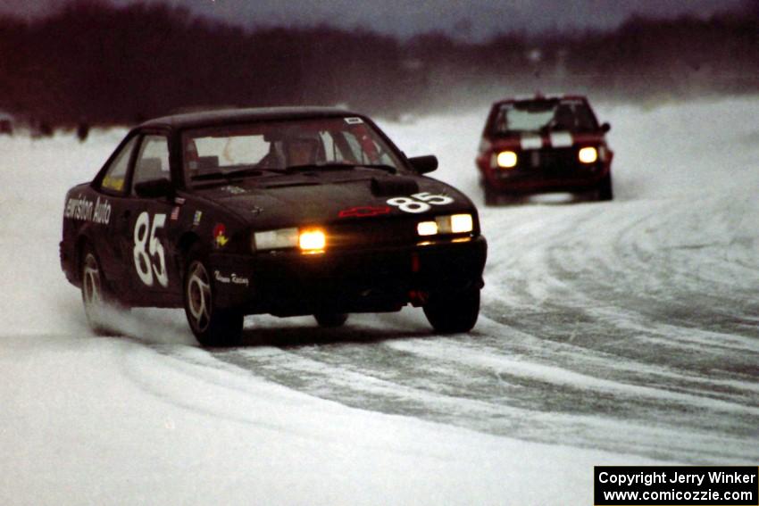 Lyle Nienow / Mark Nienow Chevy Cavalier Z-24 and Mark Utecht / Jay Luehmann Dodge Omni