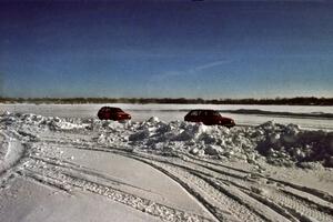 Dave Hogan / John Zmuda Dodge Omni and Robby Gordon / Chris Menard Toyota FX-16