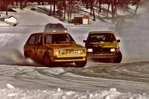 Dave Kapaun / John Hogdal VW Rabbit and Mike Gardner / Jeff Burk VW GTI