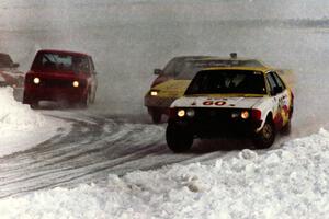 John Kochevar / Jerry Winker VW Scirocco, Mark Knepper's Toyota MR-2, Brad Folino's Honda CRX and Tim Gordienko's Datsun 510