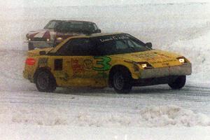 Mark Knepper's Toyota MR-2, Brad Folino's Honda CRX and Scott McDonald's Datsun 280Z