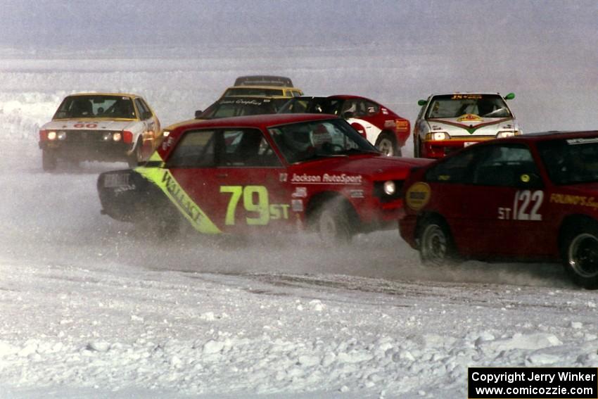 Brad Folino's Honda CRX, Tim Gordienko's Datsun 510, John Kochevar / Jerry Winker VW Scirocco, etc.