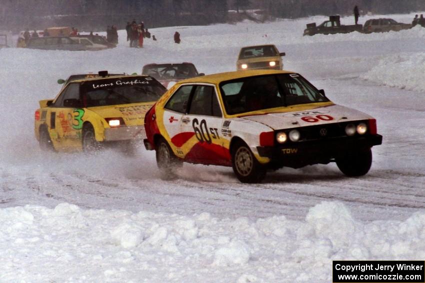 John Kochevar / Jerry Winker VW Scirocco and Mark Knepper's Toyota MR-2