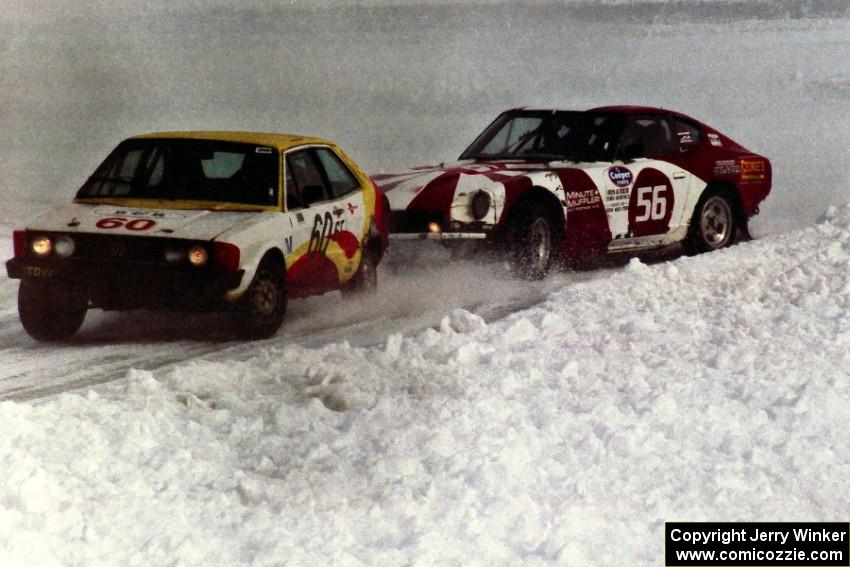 John Kochevar / Jerry Winker VW Scirocco and Scott McDonald's Datsun 280Z