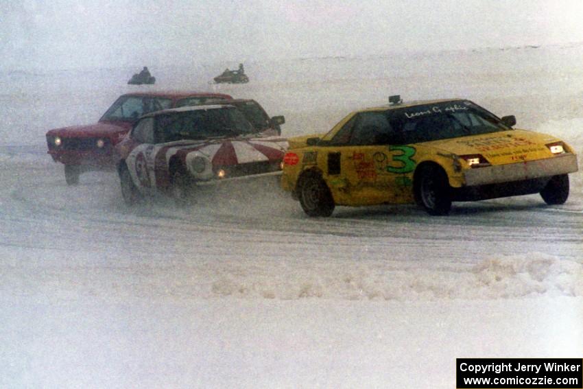 Mark Knepper's Toyota MR-2, Scott McDonald's Datsun 280Z, Brad Folino's Honda CRX and Tim Gordienko's Datsun 510