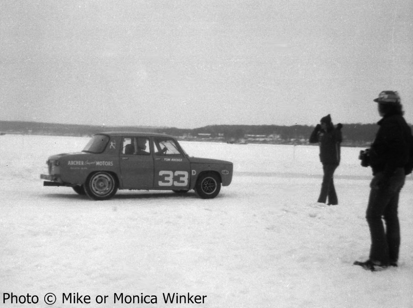 1973 Goodman Cup Altoona, WI : Tommy Archer's Renault R-8 Gordini awaits getting the okay to go back out