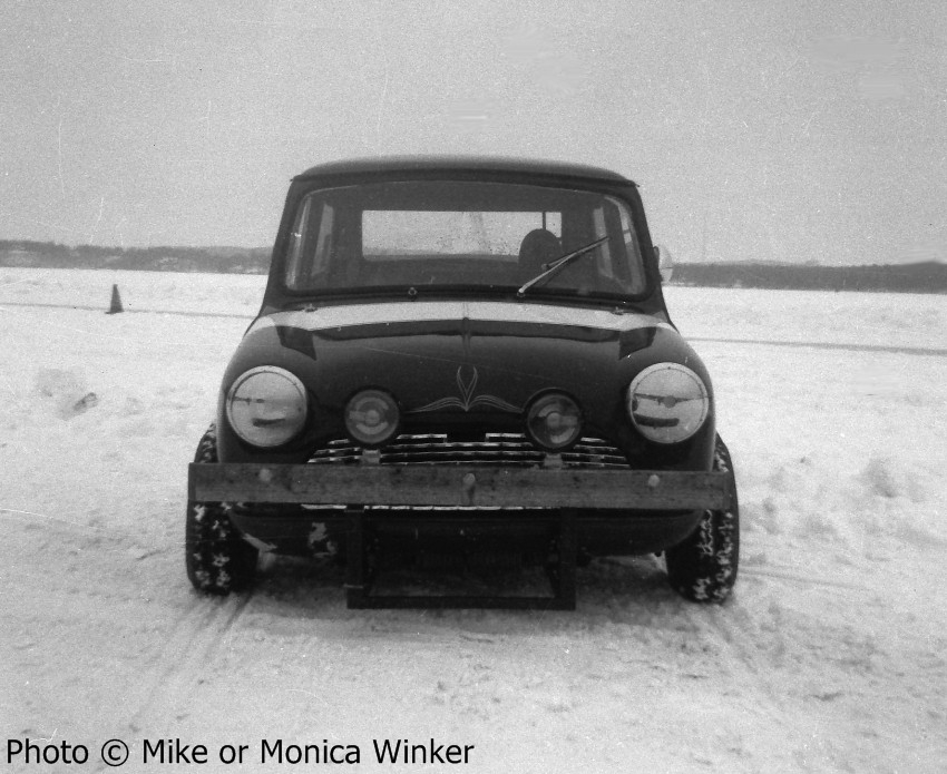 1973 Goodman Cup Altoona, WI. Jerry Orr's Mini Cooper