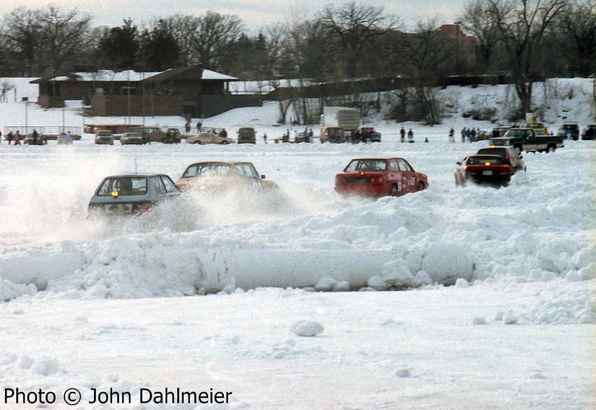 The back straight fills with water from the warm weather and the yellow comes out to replow