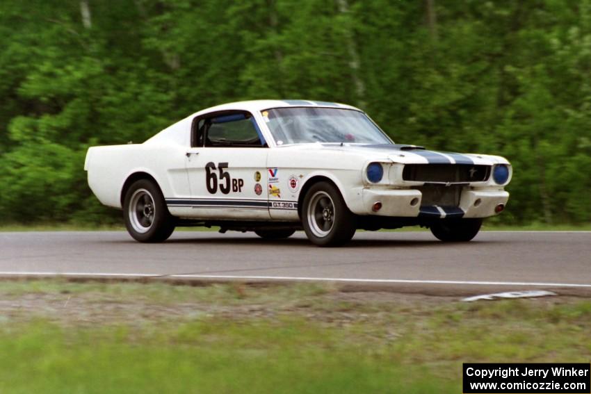 Anthony Nigro's Ford Shelby Mustang ran in the Vintage Race