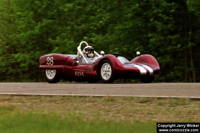 ???'s Elva Mk. VI ran in the Vintage Race