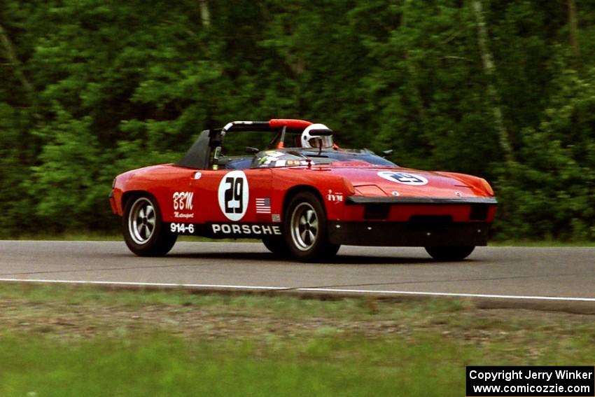 Ben Robertaccio III's Porsche 914/6 ran in the Vintage Race