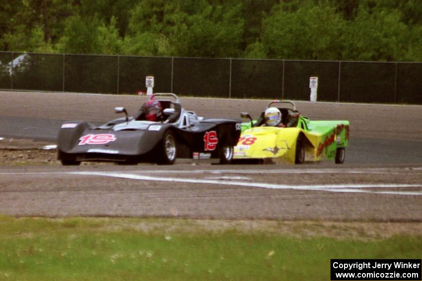 Justin Elder's and Reid Johnson's Spec Racer Fords