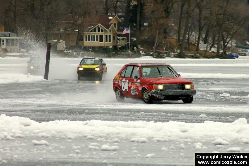 John Zmuda's Dodge Omni and the Brian Lange / Justin Lange VW Fox