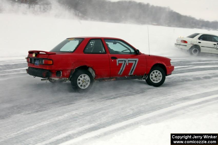 Chris Peterson / Dave McGovern Subaru Impreza and Zack Weber / Mark Gunderson Nissan Sentra