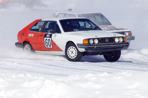 John Kochevar / Ron Verhaagen, Sr. VW Scirocco is chased by the Dave Kapaun Dodge Omni