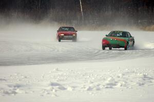 Don Hupe / Marco Martinez / Steve Kuehl Mazda RX-7 and Kevin Beck / Brent Carlson / Mark Holden Plymouth Sundance