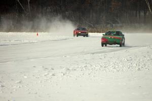 Don Hupe / Marco Martinez / Steve Kuehl Mazda RX-7 and Kevin Beck / Brent Carlson / Mark Holden Plymouth Sundance