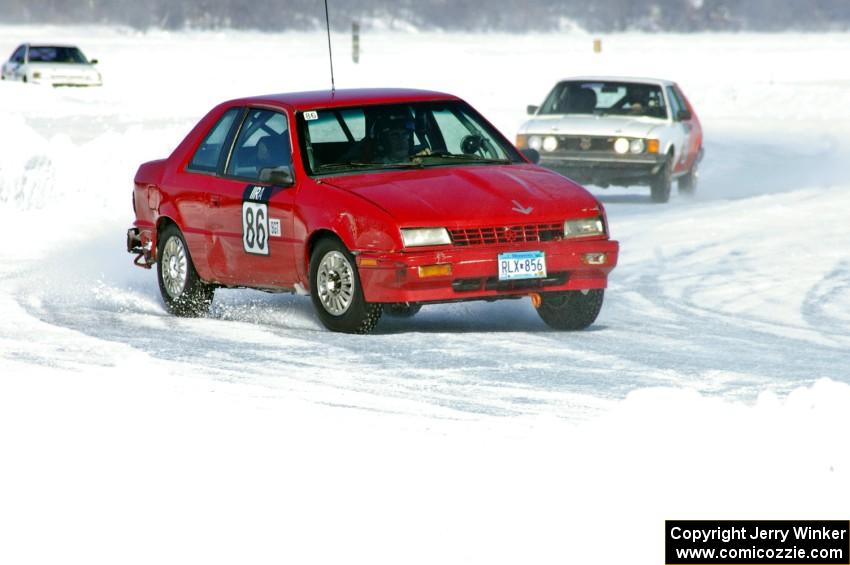 Harry Beck / Kevin Beck Plymouth Sundance and John Kochevar / Ron Verhaagen, Sr. VW Scirocco