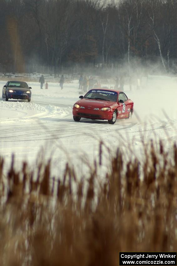 Ford Escort ZX2s of Ted Mix / Geoff Mayo and Don Coatsworth / Cody Coatsworth