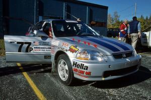 Jay Kowalik / Jeff Wheeler in their brand new Honda Civic at parc expose.