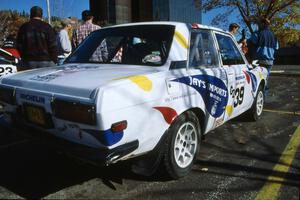 The Mike Whitman / Dave White Datsun 510 at parc expose in Hancock.