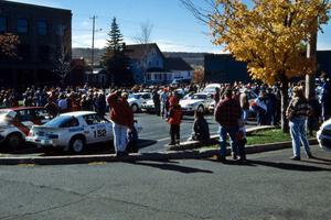 Overall view of the driver's meeting at parc expose prior to the start(2).