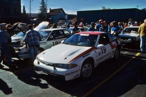 The Steve Gingras / Bill Westrick Mitsubishi Eclipse on display at parc expose.