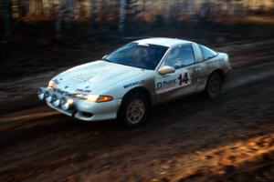 Doug Shepherd / Pete Gladysz just after leaving the start of Menge Creek 2 in their Eagle Talon.