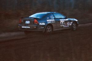 Jim Anderson / Tad Ohtake ran production class together in Jim's Honda Prelude VTEC seen leaving Menge Creek 2.