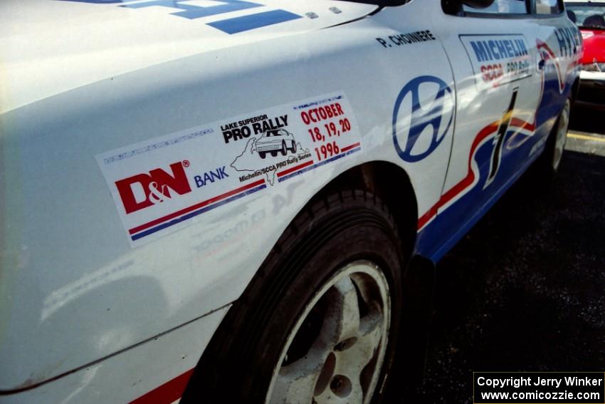 D&N sponsored the event in 1996. Paul Choinere / John Buffum ran together in the Hyundai Elantra.