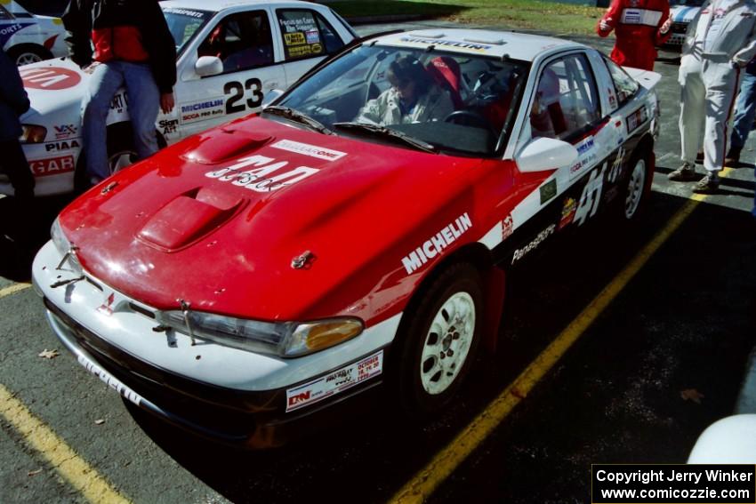 Carl Redner / Lynn Dillon upgraded from their RX-7 to the ex-Joy Mitsubishi Eclipse, seen here at parc expose.