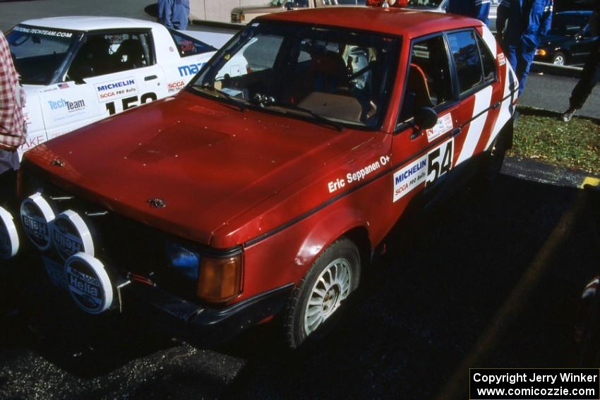 The Eric Seppanen / Adam Payeur Dodge Omni ran the divisional rallies LSPR weekend.